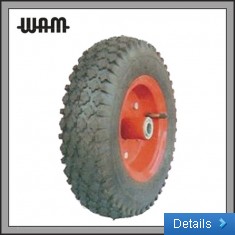 Pneumatic Wheel - Steel Rim 4 Ply Tyre