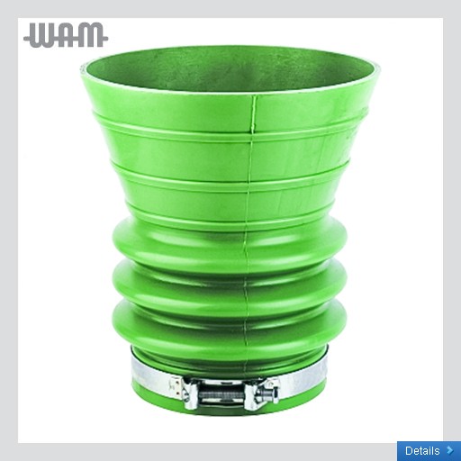 Rubber Funnel With Locking Clamp